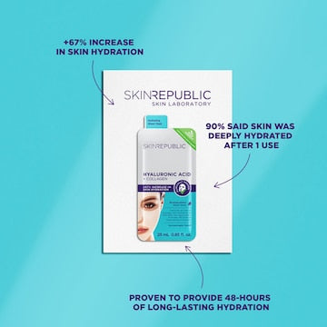 Skin Republic Hyaluronic Acid & Collagen Face Mask each