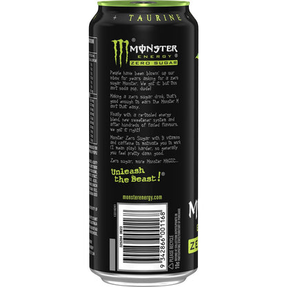 Monster Energy Original Zero Sugar Drink 500mL