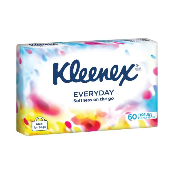 KLEENEX FACIAL TISSUE SOFT 60 PACK