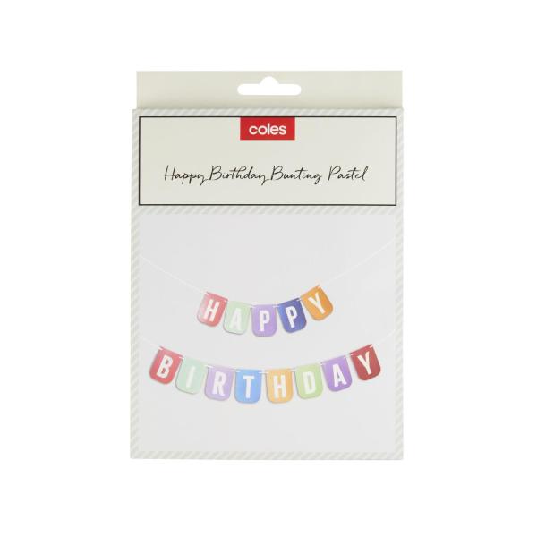 Happy Birthday Bunting