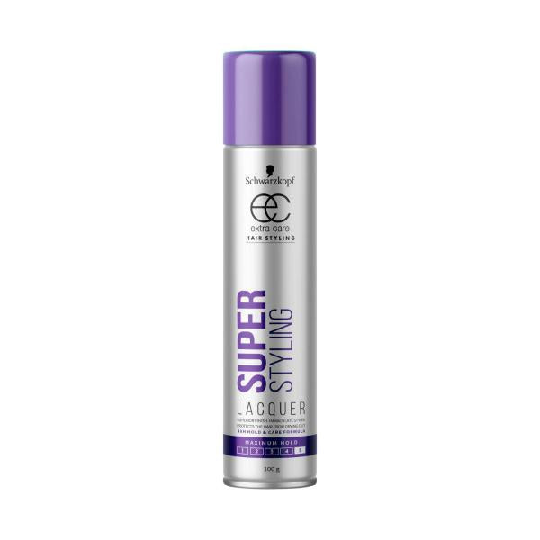 SCHWARZKOPF EXTRA CARE LACQUER:LACQUER SUPER HO:.:100 GRAM