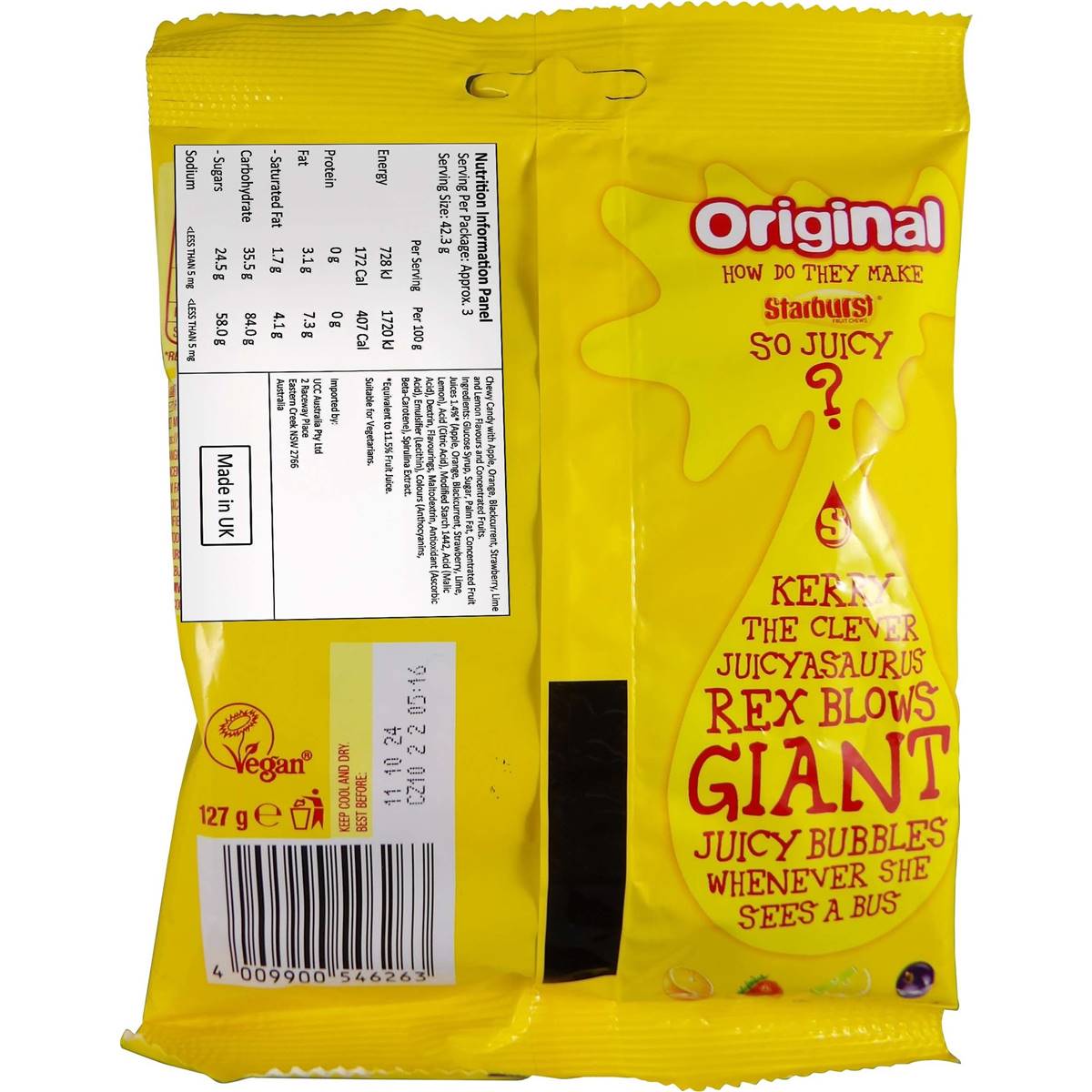 Starburst Fruit Chews Original 127g