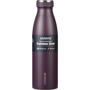 Sistema Double Walled Stainless Steel Bottle Assorted 500mL each