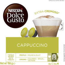 Nescafe Dolce Gusto Cappuccino Coffee Pods 16 Pack