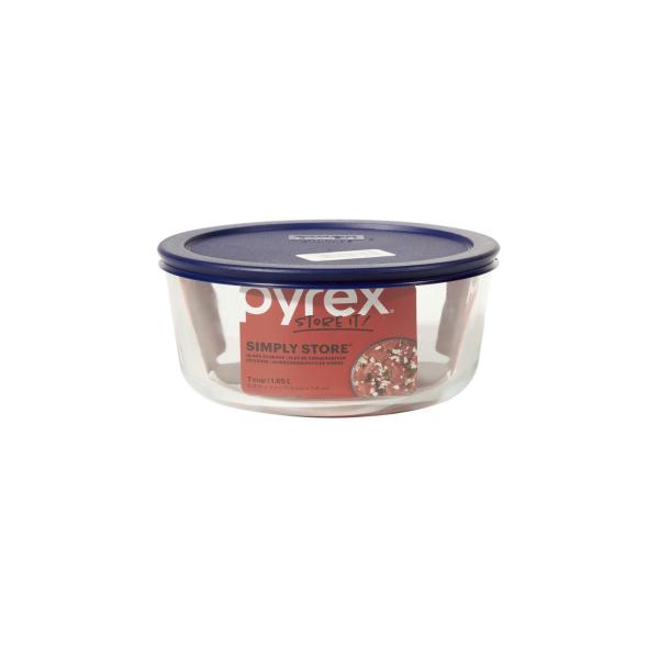 PYREX SIMPLY STORE GLASS ROUND CONTAINER 1.65LITRE