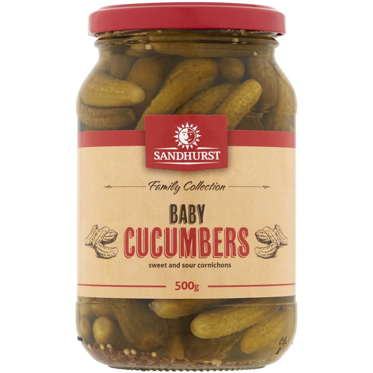 Sandhurst Baby Cucumbers 500g