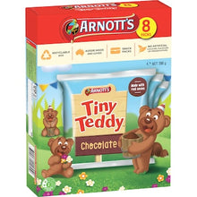 Arnott's Tiny Teddy Chocolate Biscuits 8 pack