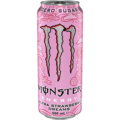 Monster Energy Ultra Strawberry Dreams Drink 500mL