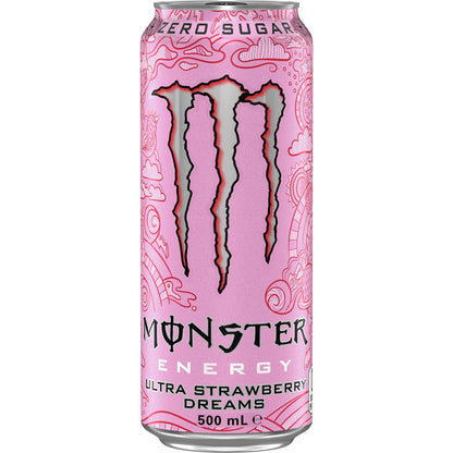 Monster Energy Ultra Strawberry Dreams Drink 500mL