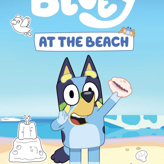Bluey: At The Beach: A Colouring Book