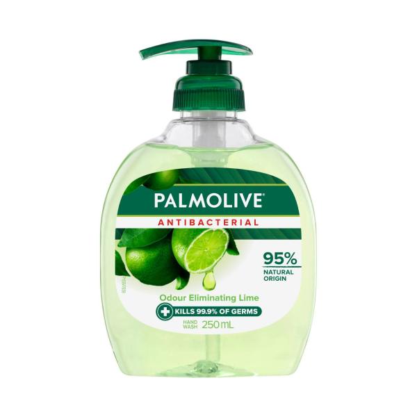 PALMOLIVE ANTIBACTERIAL HAND WASH ODOUR NEUTRALISING LIME 250ML