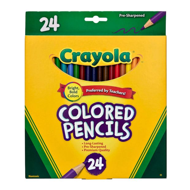 Crayola Full Size Colour Pencils 24 Pack