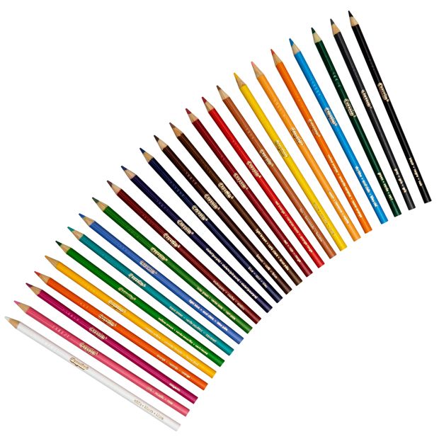 Crayola Full Size Colour Pencils 24 Pack
