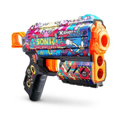 XSHOT Skins Flux Blaster - Mega Sonic Skin (8 Darts) by ZURU - Assorted*