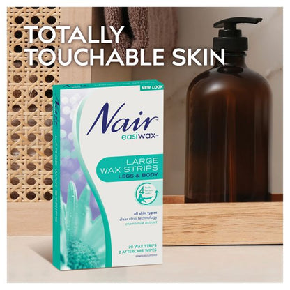 Nair Easiwax Large Wax Strips - 20 Pack
