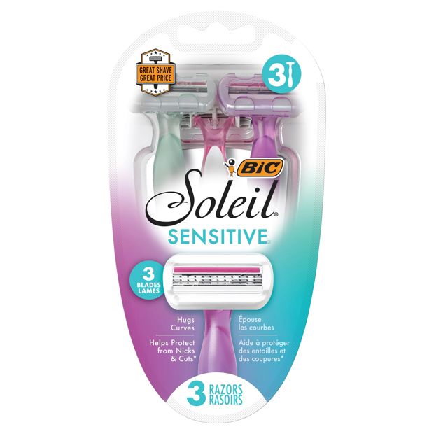 BIC Soleil Glow Razors - 3 Pack