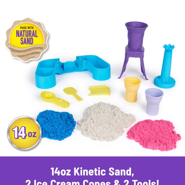 Kinetic Sand Soft Serve Station