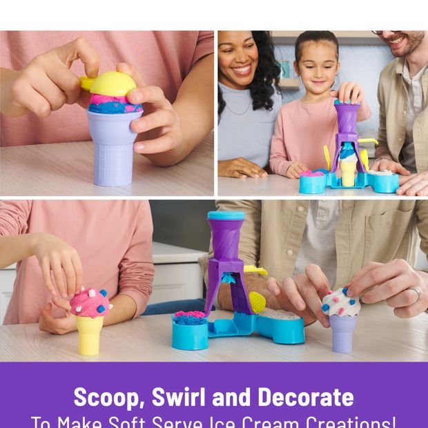 Kinetic Sand Soft Serve Station