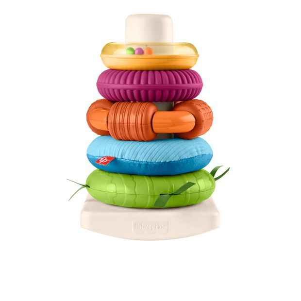 Baby's First Stacking Toy with Textured Rings