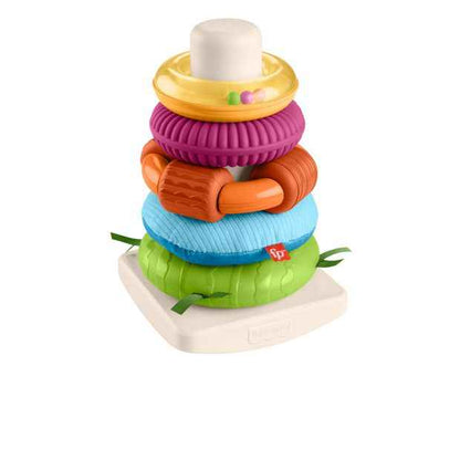 Baby's First Stacking Toy with Textured Rings