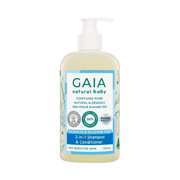 GAIA 2 IN 1 SHAMPOO & CONDITIONER 500ML