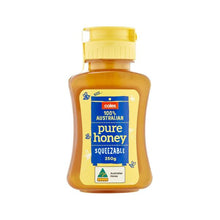 COLES 100% AUSTRALIAN PURE HONEY SQUEEZEABLE 250G
