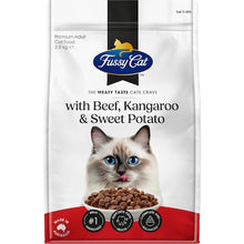 Fussy Cat Grain Free Adult Dry Cat Food Beef Kangaroo & Sweet Potato 2.5kg