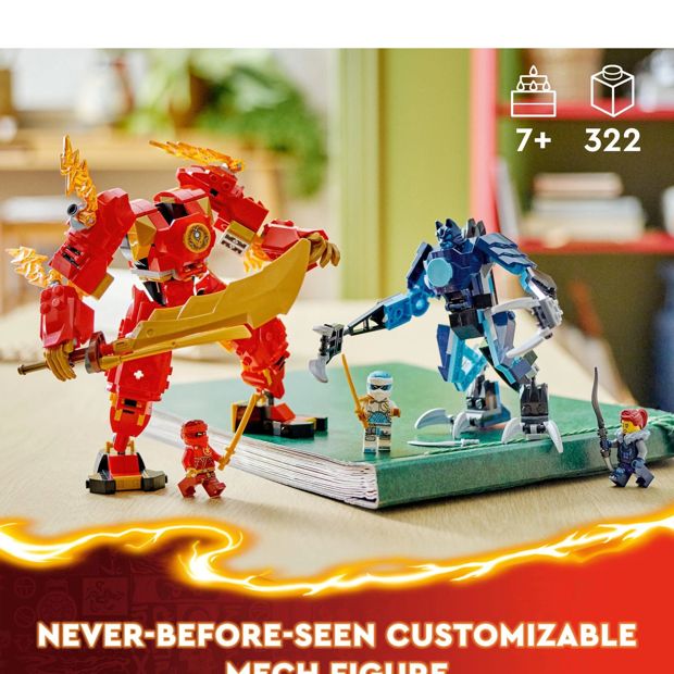 LEGO® NINJAGO Kai's Elemental Fire Mech 71808