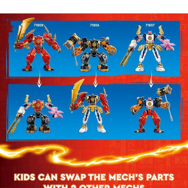 LEGO® NINJAGO Kai's Elemental Fire Mech 71808
