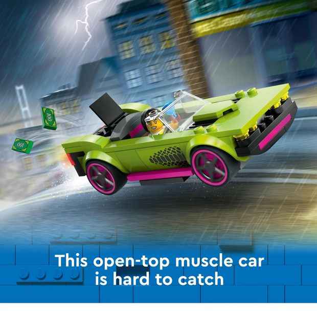 LEGO® City Police Car and Muscle Car Chase 60415