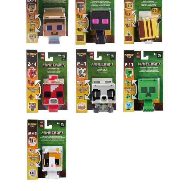 Minecraft Flippin’ Figs Figure - Assorted