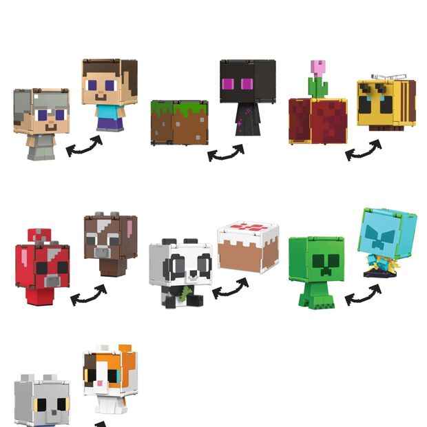 Minecraft Flippin’ Figs Figure - Assorted