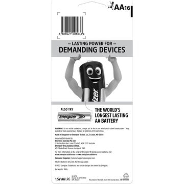 Energizer Max Plus High Performance AA Alkaline Batteries 16 pack