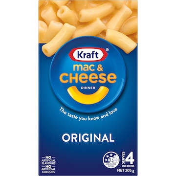 Kraft Mac & Cheese Macaroni Pasta Original Noodles 205g
