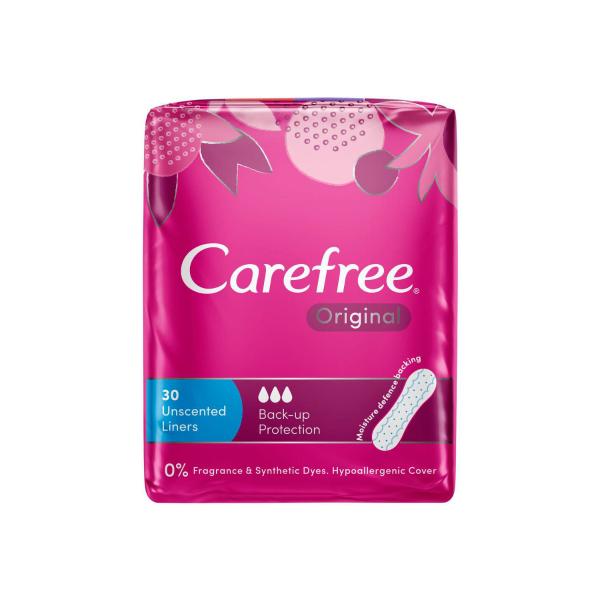 CAREFREE ORIGINAL UNSCENTED LINERS 30 PACK
