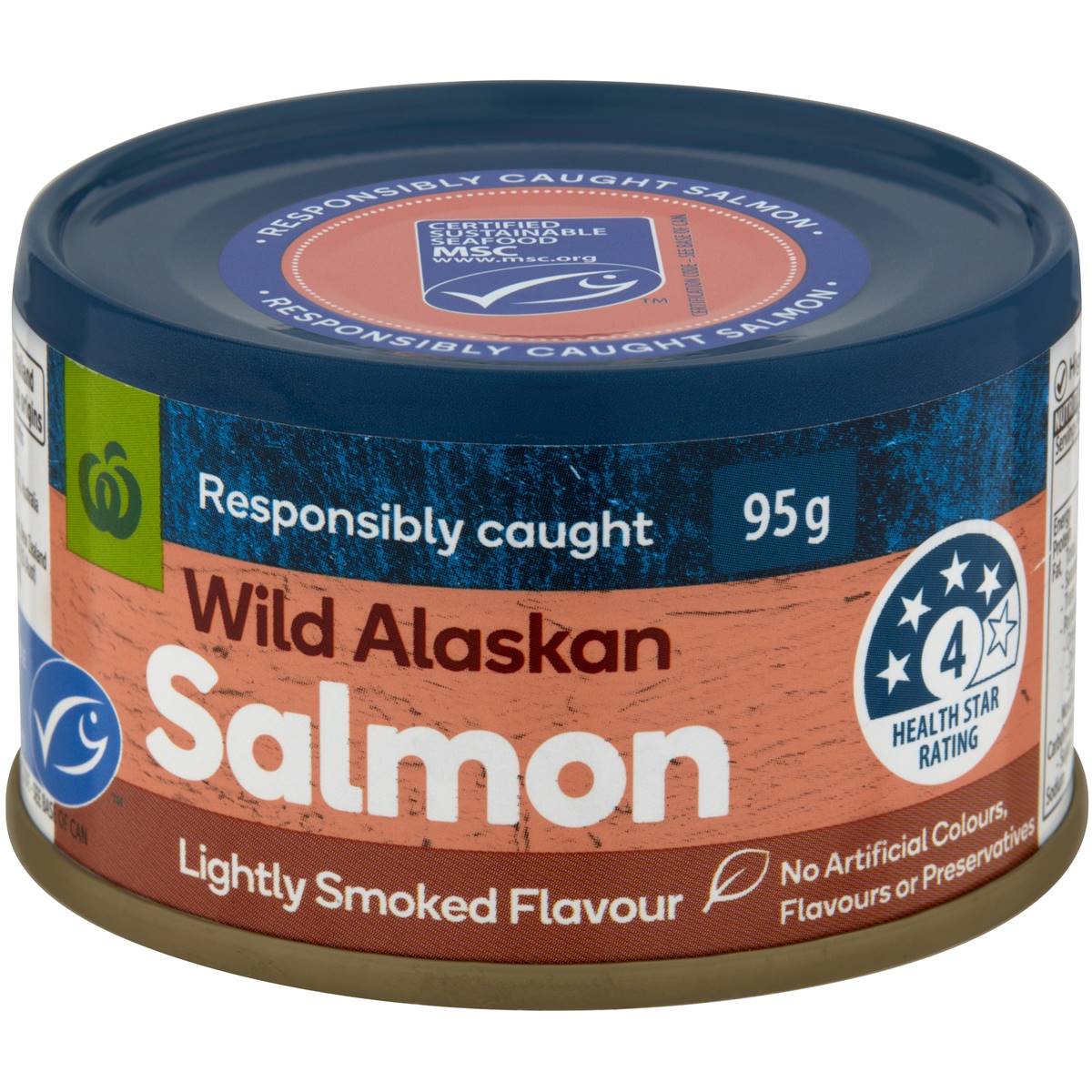 Woolworths Salmon Naturally Smoked 95g