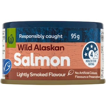 Woolworths Salmon Naturally Smoked 95g