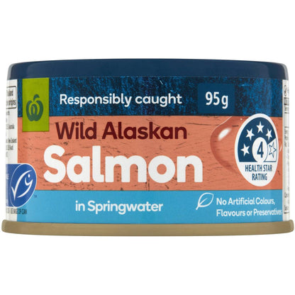 Woolworths Salmon In Springwater 95g
