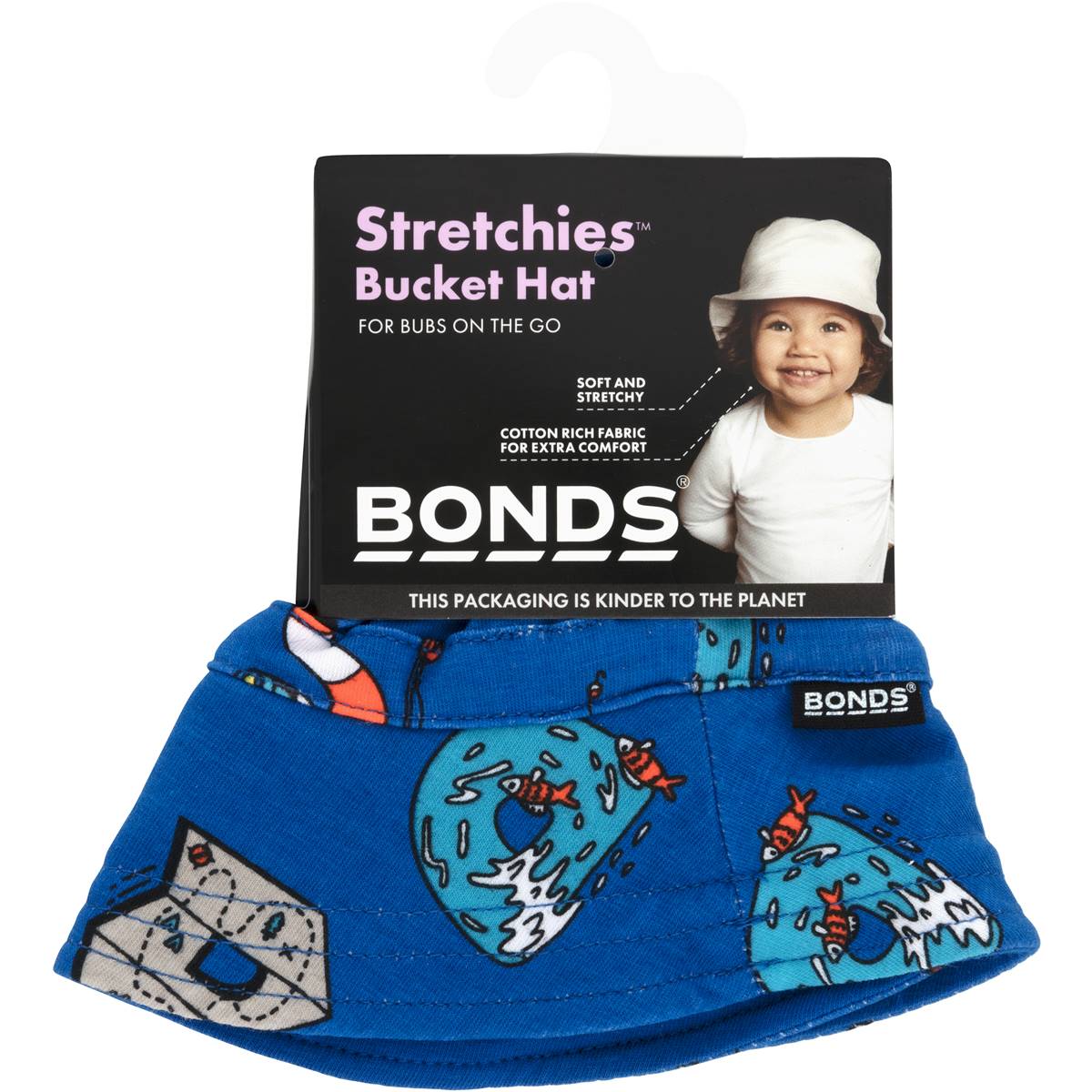 Bonds Baby Bucket Hat One Size Assorted Each