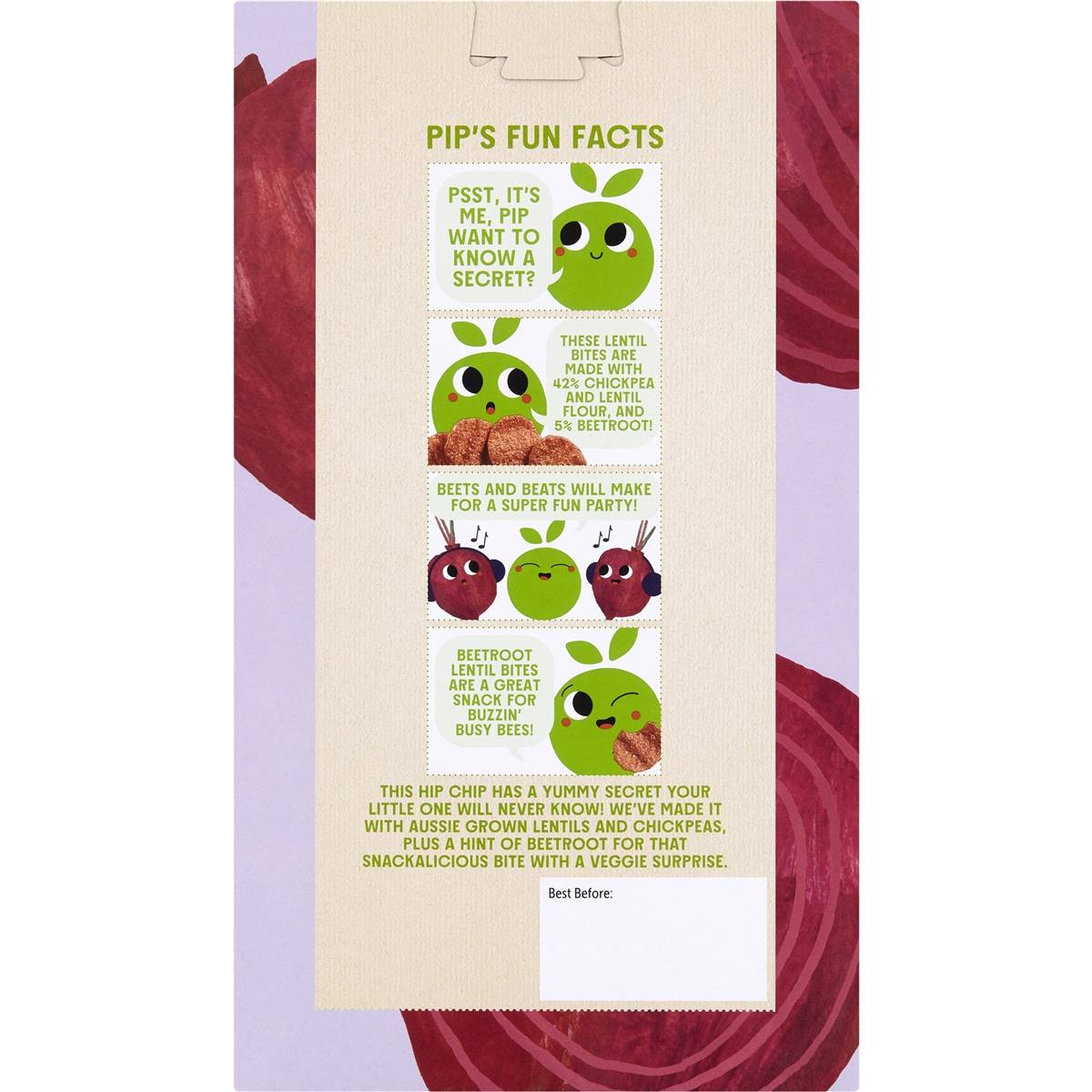 Macro Lentil Bites Beetroot 6 Pack