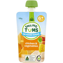 Woolworths Smiling Tums 6 Months+ Chicken & Vegetables 120g