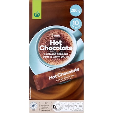 Woolworths Hot Chocolate 10 pack