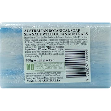 Australian Botanical Soap Sea Salt 200g