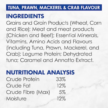 Fancy Feast Adult Tuna Prawn Mackerel & Crab Flavour Dry Cat Food 1.4Kg