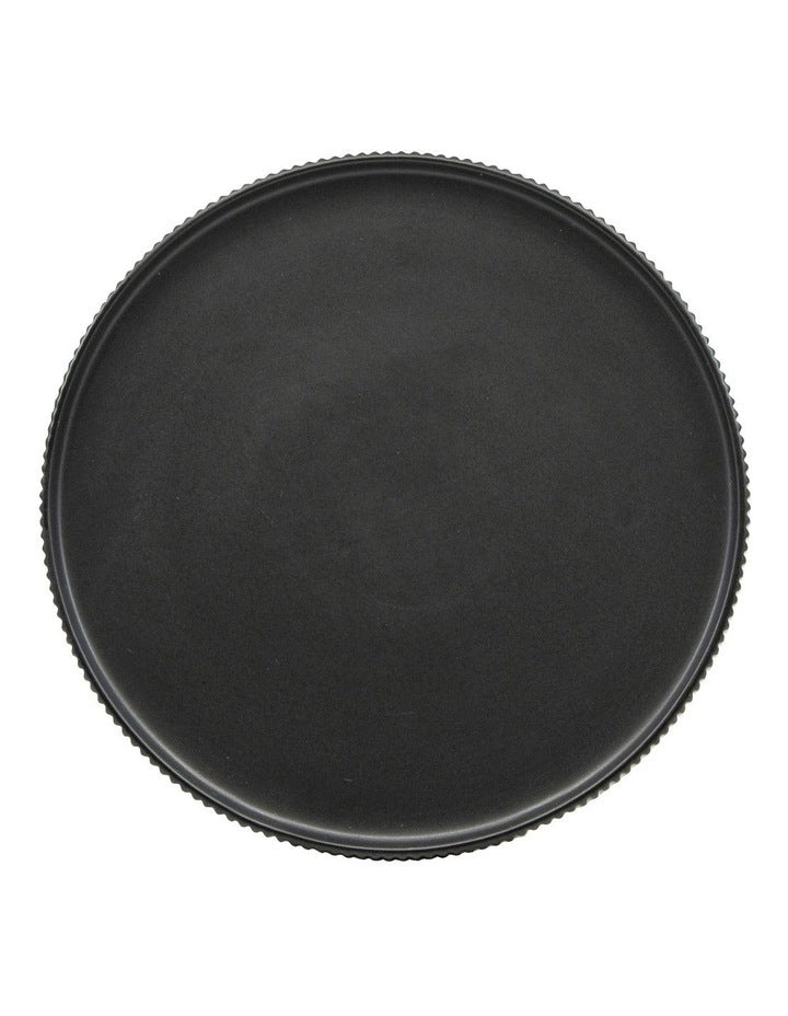 Brae Stoneware Side Plate 20cm in Black
