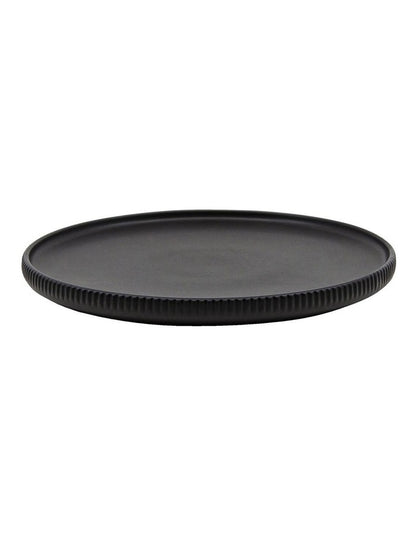Brae Stoneware Side Plate 20cm in Black