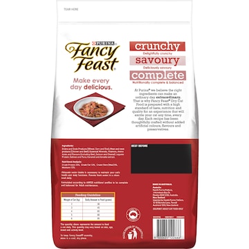 Fancy Feast Adult Beef Salmon & Cheese Flavour Dry Cat Food 1.4Kg