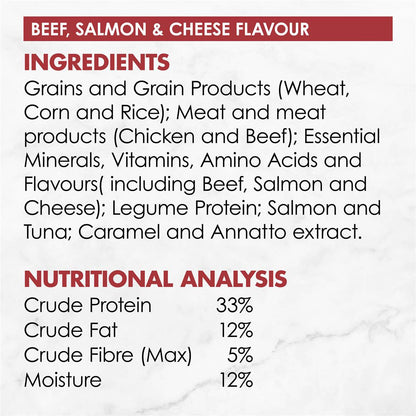 Fancy Feast Adult Beef, Salmon & Cheese Flavour Dry Cat Food 1.4kg