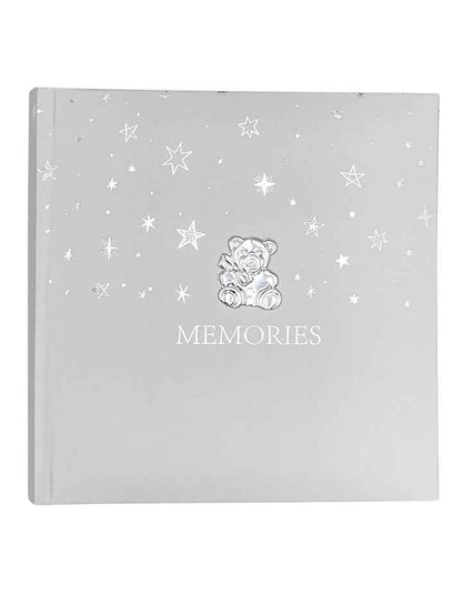 Baby Bear Photo Album 200 Photos Capacity in Grey