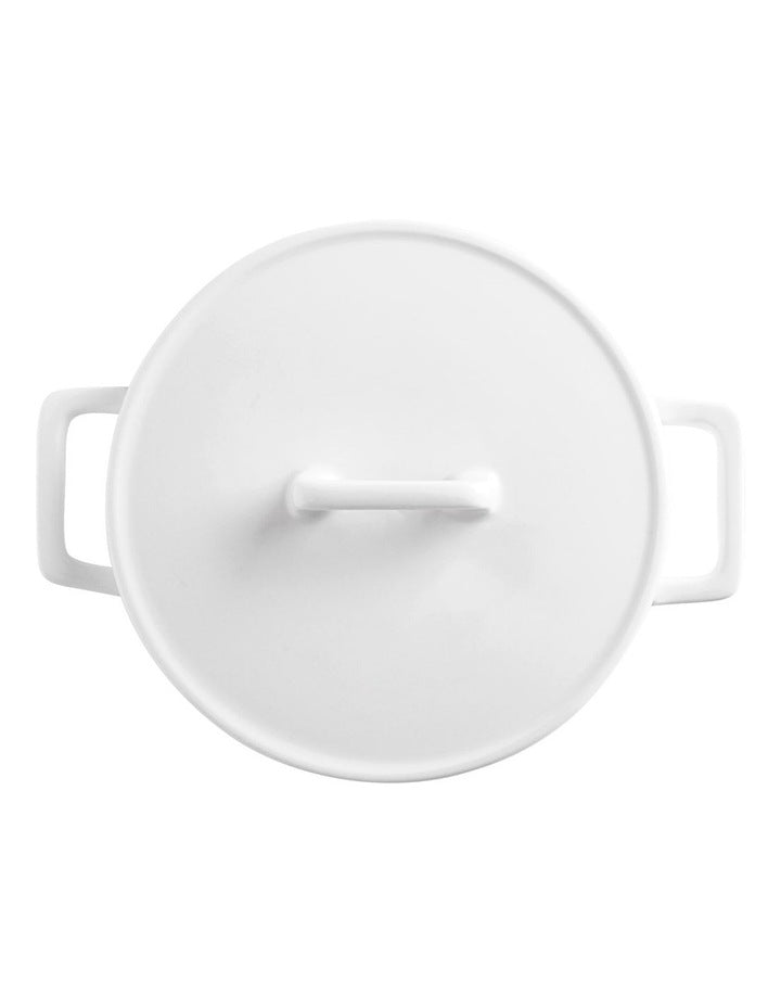 Epicurious Round Casserole 500ml in White